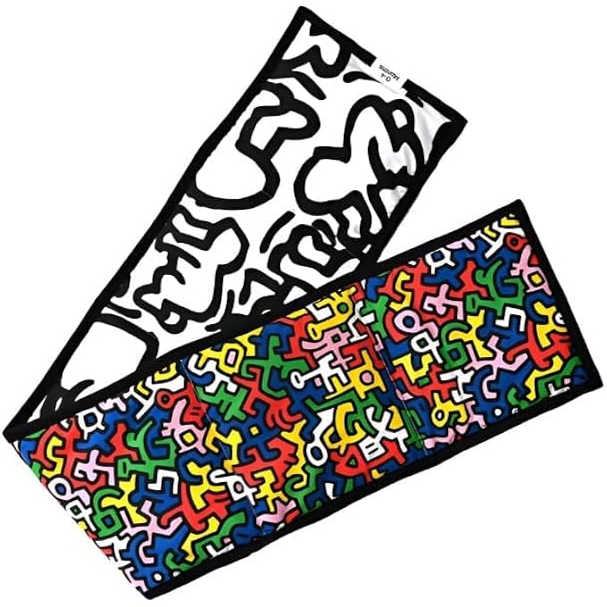 KEITH HARING SENSORY STRIP – ENGAGING VISUAL STIMULATION FOR BABIES – SOFT AND PORTABLE SENSORY DEVELOPMENT TOY - Image 2
