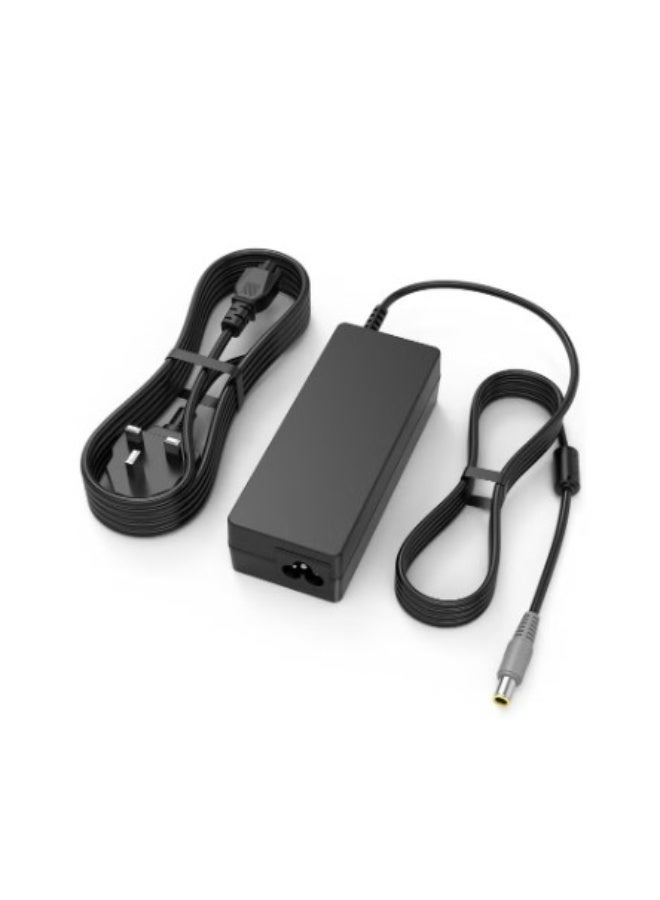Terabyte شاحن لابتوب 20 فولت 4.5 أمبير 90 واط لجهاز لينوفو ثينك باد T420 T430 T500 T510 T520 T530 T60 X220 X230 E420 E430 E520 E530 إيدياباد كابل طاقة مزود بموصل تيار متردد (7.9x5.5 مم) - Image 2