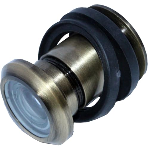 RiseOm Door Eye/Door Peephole 180 Degree Viewer Made of Brass (Pack of 1, Antique - Adjustable) - Image 1