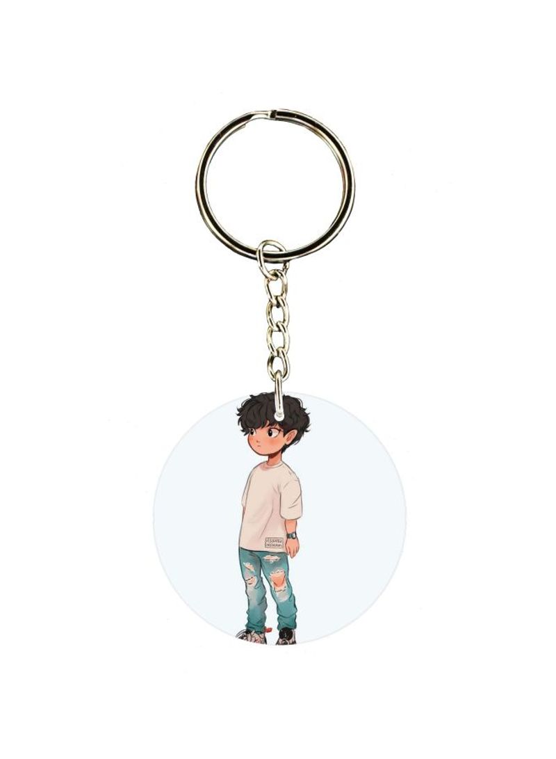RKN Single Sided Character Printed Keychain
