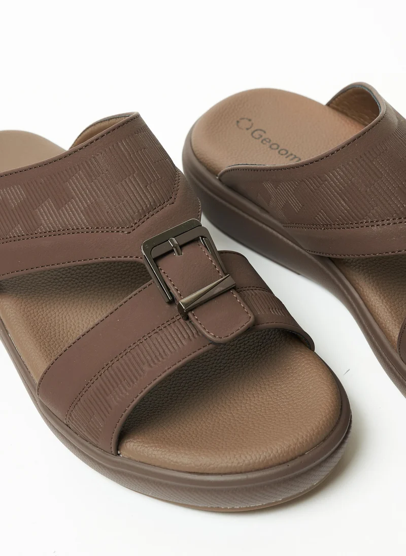 Geoomnii Geoomnii Mens Arabic Sandals Coffee