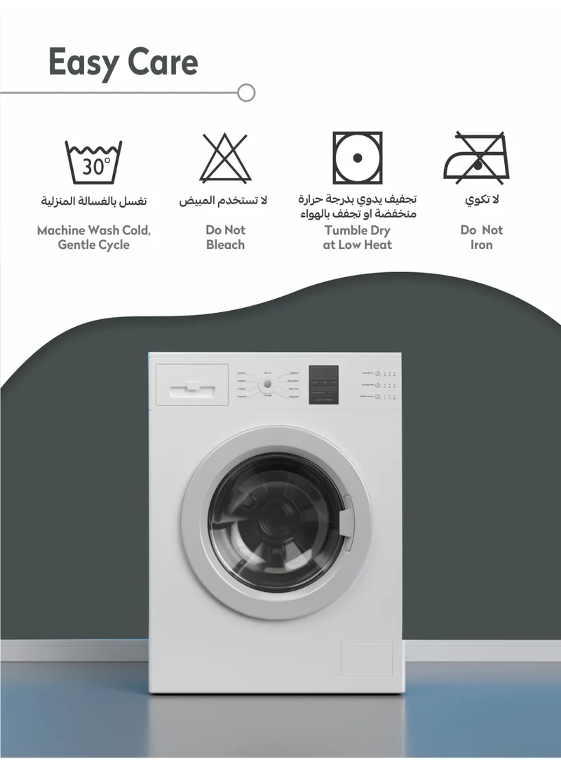 دوناتيلا طقم مفرش سرير 2 قطعة مقاس مفرد ونص يناسب سرير 120×200 , تصميم مشجر انيق , مايكروفايبر فائق النعومة , يناسب جميع الفصول