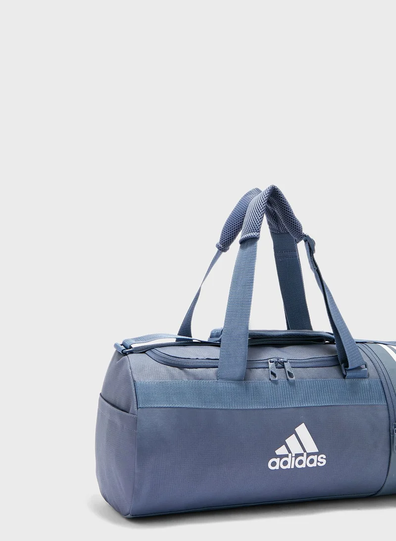 Adidas Convertable 3 Stripe Small Duffel