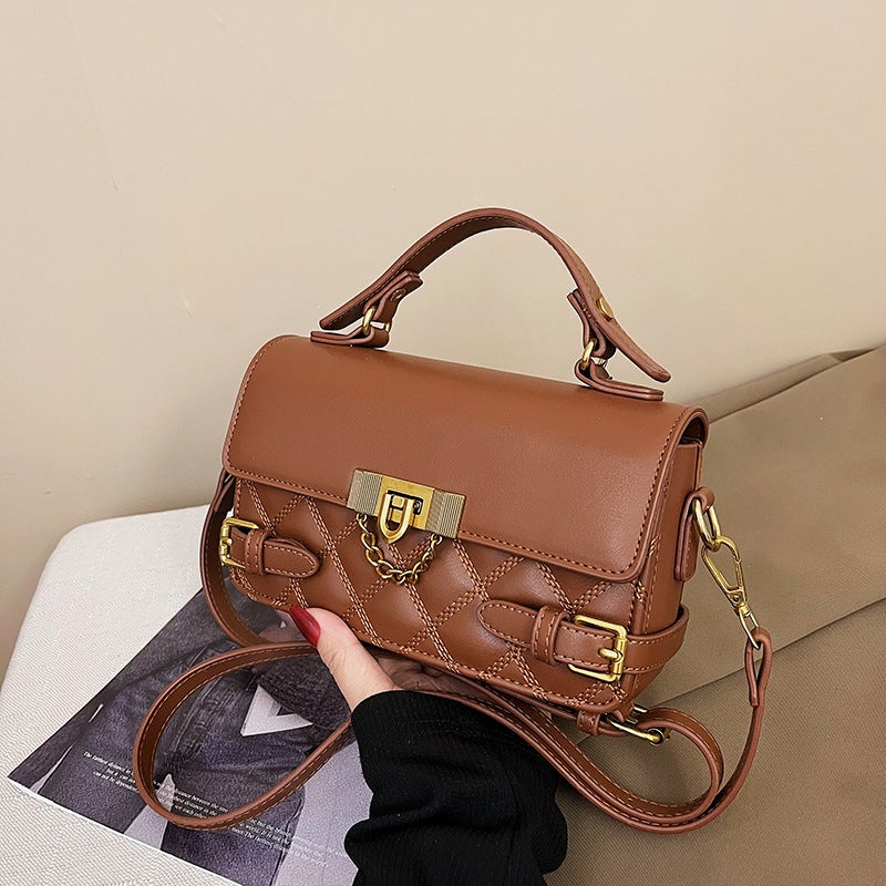 Ins Trendy High-End Niche Design Women'S Bag Ladies Bag Summer Texture Embroidered Bag