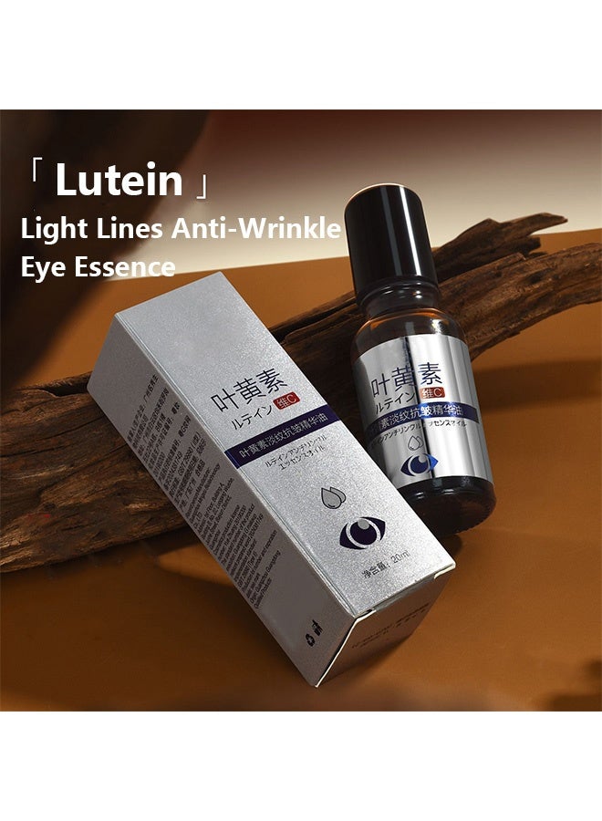 Dinkiss Lutein Eye Essence Oil, VC Lutein Eye Essence Oil, Lutein Eye Serum, Lutein Eye Oil, Under Eye Oil Roller Ball,  Firming Anti-Aging Eye Serum For Eye Bags (20ml) - Image 2