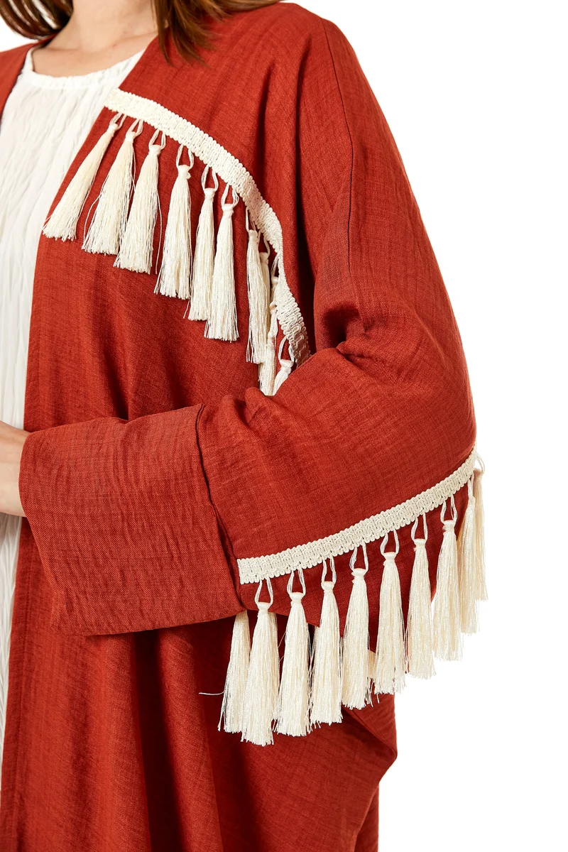 Moistreet Open Front Abaya