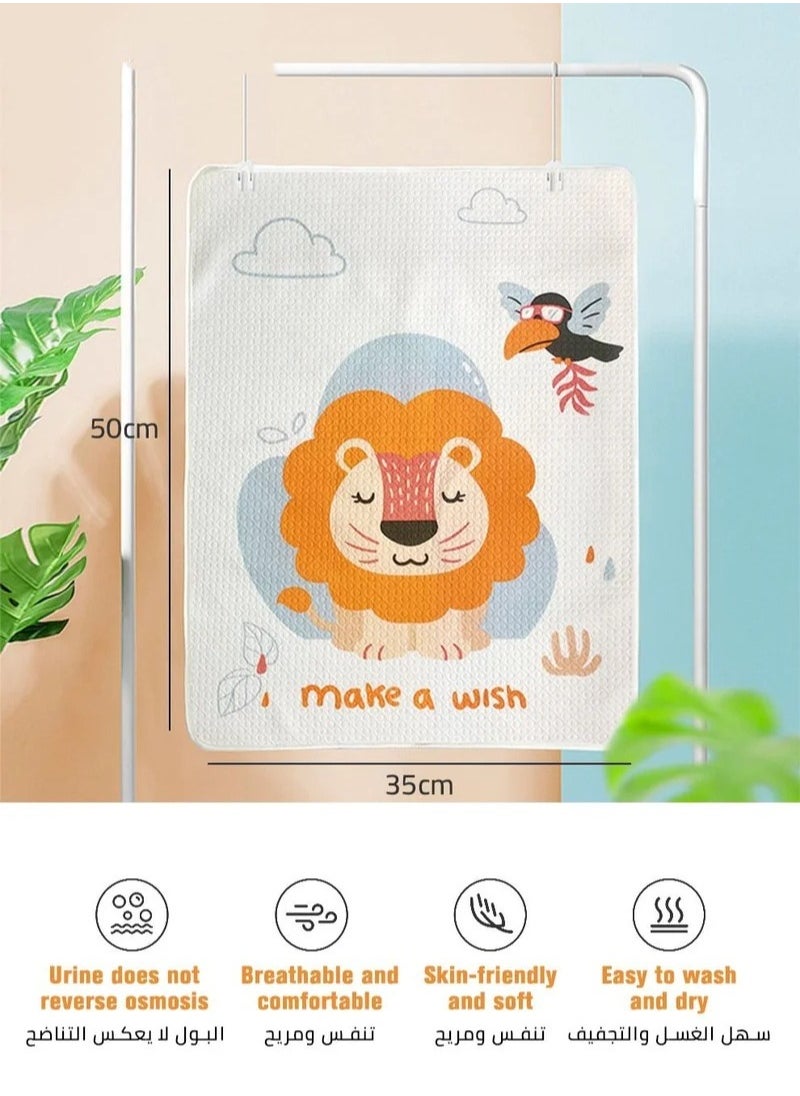 MIXDE 3 Reusable Baby Diaper Changing Pad Mat Soft Cotton Urine Pads Portable Waterproof Incontinence Underpads for Kids/Adults/Pets  - Image 5
