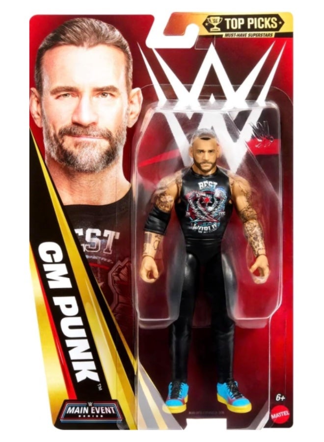WWE Main Event Series 2026 CM Punk Action Figure - Image 5