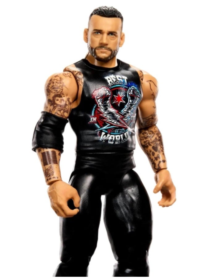 WWE Main Event Series 2026 CM Punk Action Figure - Image 2