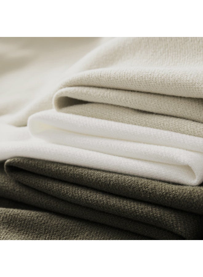 Markless Far Infrared Heating Long Sleeve T-shirt Men Autumn Winter Soft Warm Base Layer Crew Neck Top 4605 Milk Tea Apricot M - Image 3