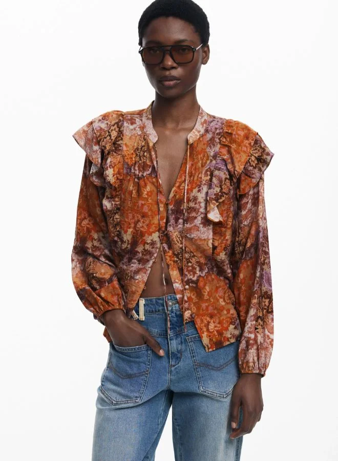 DESIGUAL Romantic paisley blouse