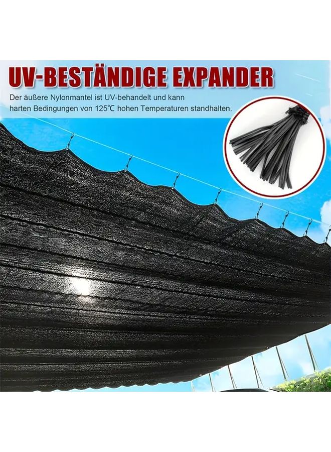 2 Pack Black Rubber Bungee Cords 23 62inch Elastic Straps with Plastic Hooks - Image 5