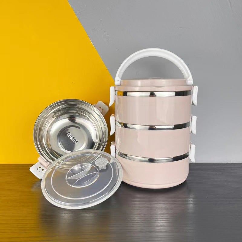 Generic 304 Stainless Steel Insulated Lunch Box, Microwaveable Layer ...