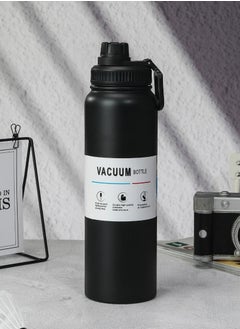 Angmei 1pc Leak-proof Vacuum Flask & , 304 Stainless Steel Space Bottle, Large Capacity For Fitness, Sports, Outdoor, Travel, Car, Drinking Water Cup  - Image 1