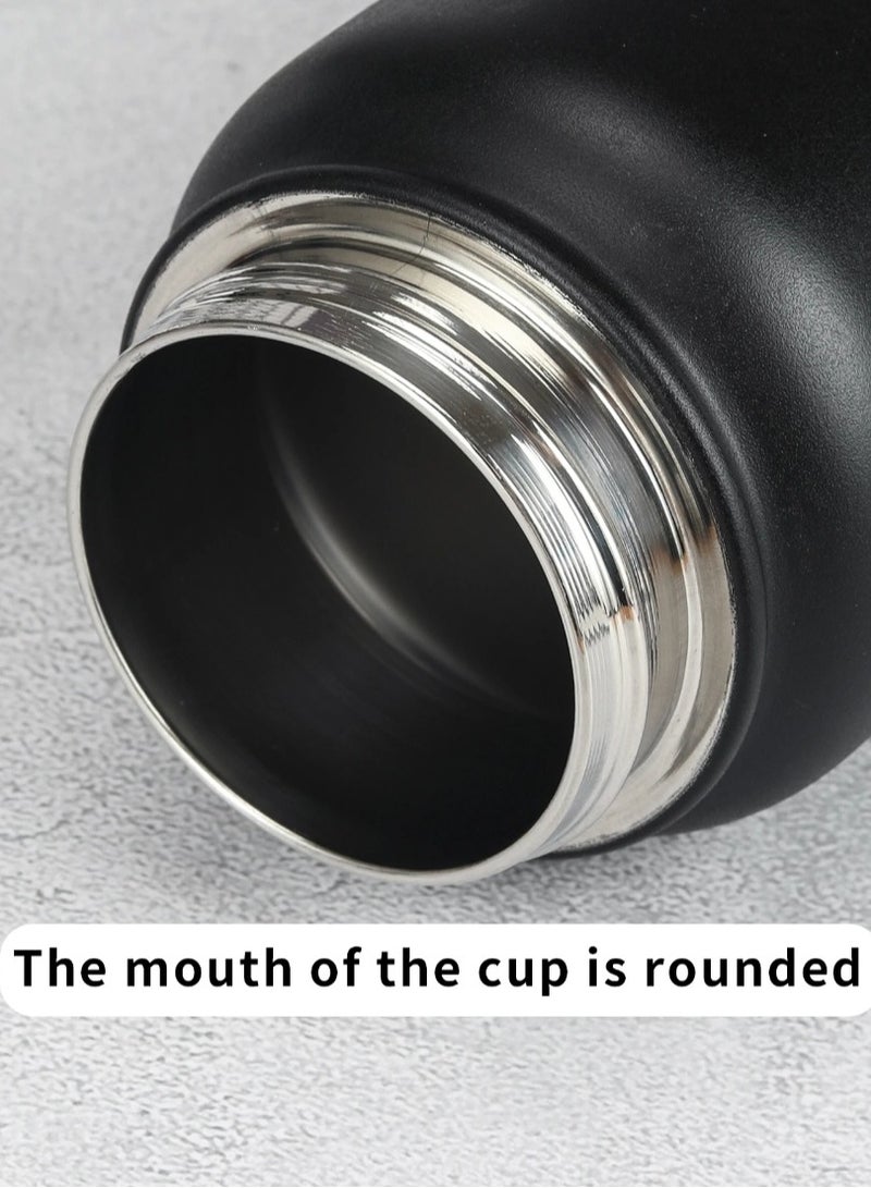 شيانغ مي 1pc قارورة هوائية مقاومة للتسرب &، 304 زجاجة الفضاء من الفولاذ المقاوم للصدأ، قدرة كبيرة للياقة البدنية، الرياضة، في الهواء الطلق، السفر، السيارة، كأس مياه الشرب - Image 5