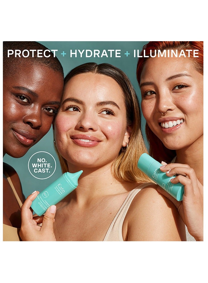 Kate Somerville HydraKate Illuminating Sunscreen Drops for face with 50+ SPF, Zinc Oxide and Mineral Tinted, Moisturizing and Anti-Aging 50 ml / 1.7 fl oz - Image 4