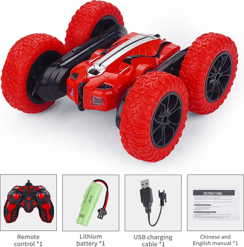 ام جي تويز Remote Control Rechargeable Two-Way Acrobat Car Acrobat Car Crazy