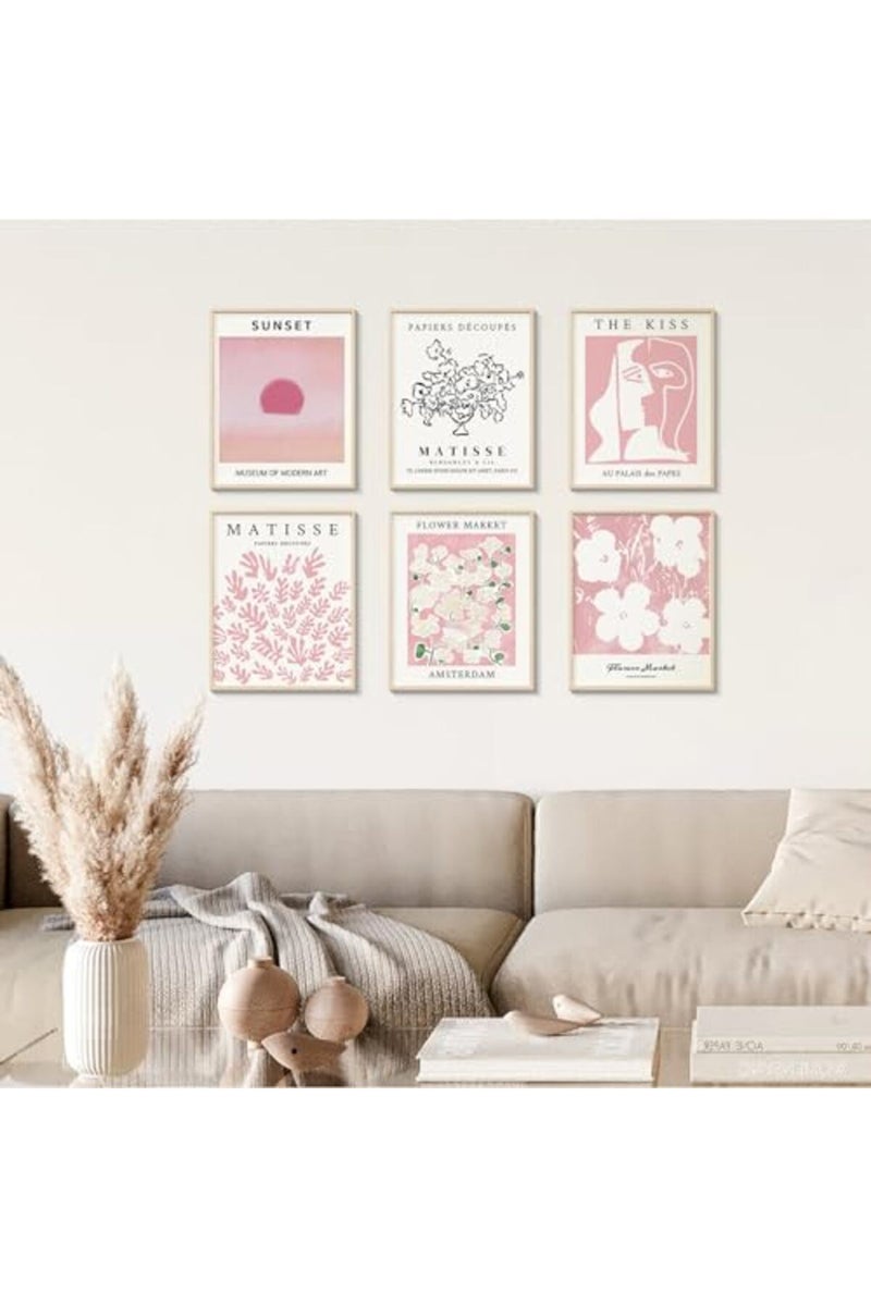 ARPEOTCY Matisse Wall Art Prints, Blue Retro Art Posters, Abstract Master Prints for Bedroom Wall Decor Aesthetic, Set of 6, 8x10in, Unframed - Image 3