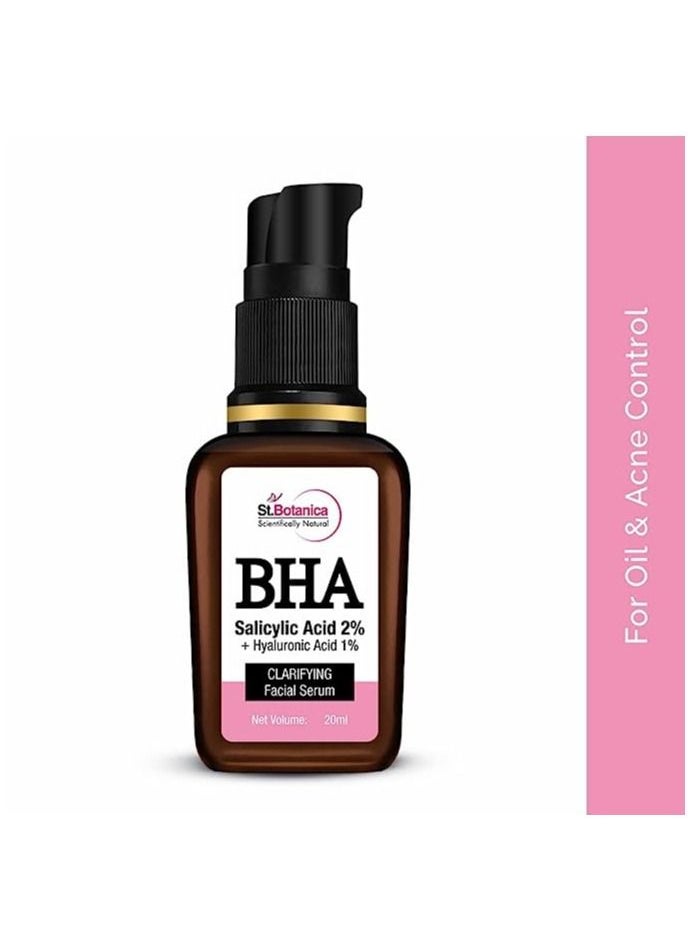 StBotanica - St.Botanica Bha Salicylic Acid 2% + Hyaluronic Acid 1% Skin Clarifying Face Serum - Image 1