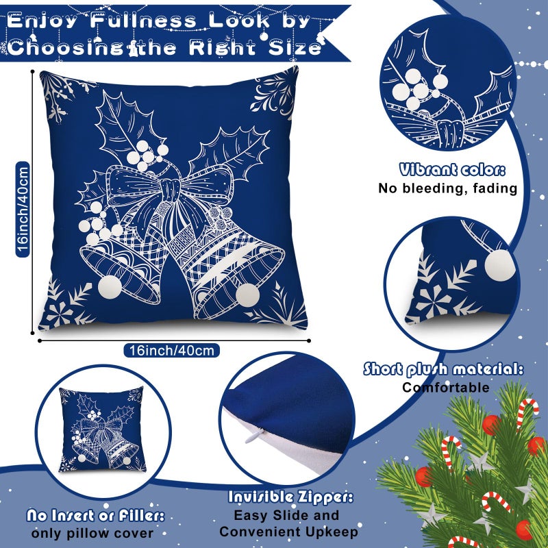تاتو 6 PCS CHRASSING PACEDS COVERS CUSHION COVERS DERICATION CHRIDACH COVER COVER DINECT DECORD ARWARD CASE FOR - Image 2