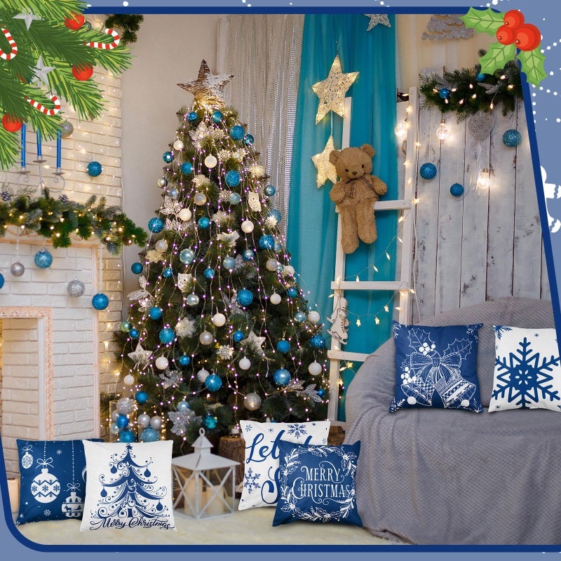 تاتو 6 PCS CHRASSING PACEDS COVERS CUSHION COVERS DERICATION CHRIDACH COVER COVER DINECT DECORD ARWARD CASE FOR - Image 5