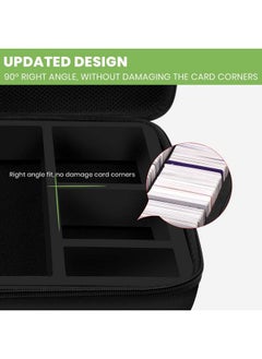 ALKOO 2000+ Card Game Case Holder Compatible With Cards Against Humanity/For Magic The Gathering Board Game Cards & Expansions For C.A.H/For Mtg/Deck Box For Yugioh (Black)  - Image 4