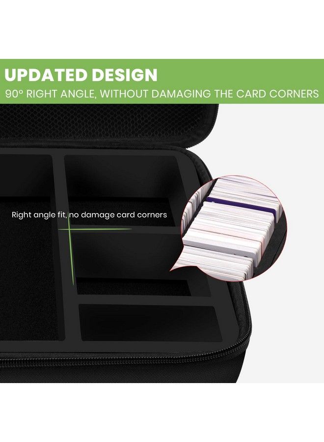 ALKOO 2000+ Card Game Case Holder Compatible With Cards Against Humanity/For Magic The Gathering Board Game Cards & Expansions For C.A.H/For Mtg/Deck Box For Yugioh (Black)  - Image 4