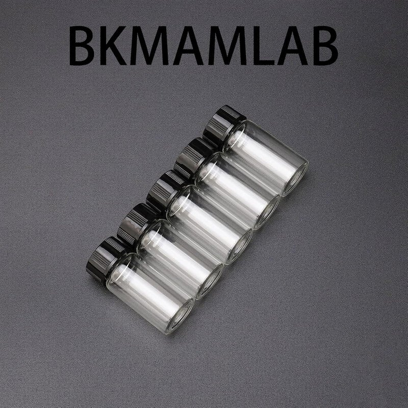BKMAMLAB 20ml Clear Small Glass Vials 30pcs with Screw Caps(30pcs) - Image 3