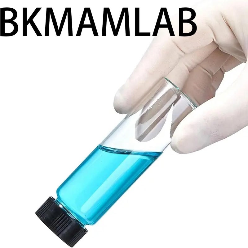 BKMAMLAB 20ml Clear Small Glass Vials 30pcs with Screw Caps(30pcs) - Image 4