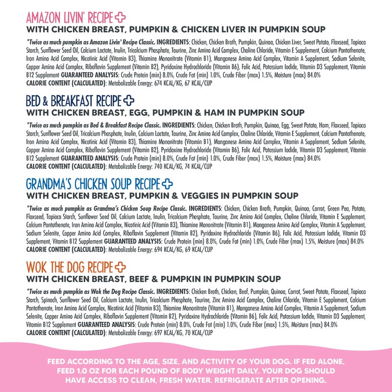 Weruva Meals 'n More Natural Wet Dog Food, Belly Belly Nice! Digestive Support Variety Pack, 3.5oz Cup (Pack of 10) - Image 4
