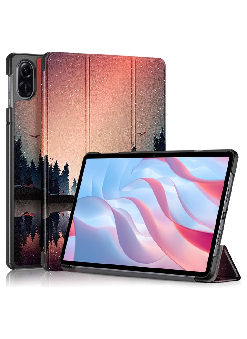 Generic - Case Compatible with Huawei Honor Pad X9 11.5” 2023, PU Slim Cover, with Auto Sleep/Wake Up Hard Trifold Stand Cover Case for Honor Pad X9 - Image 1