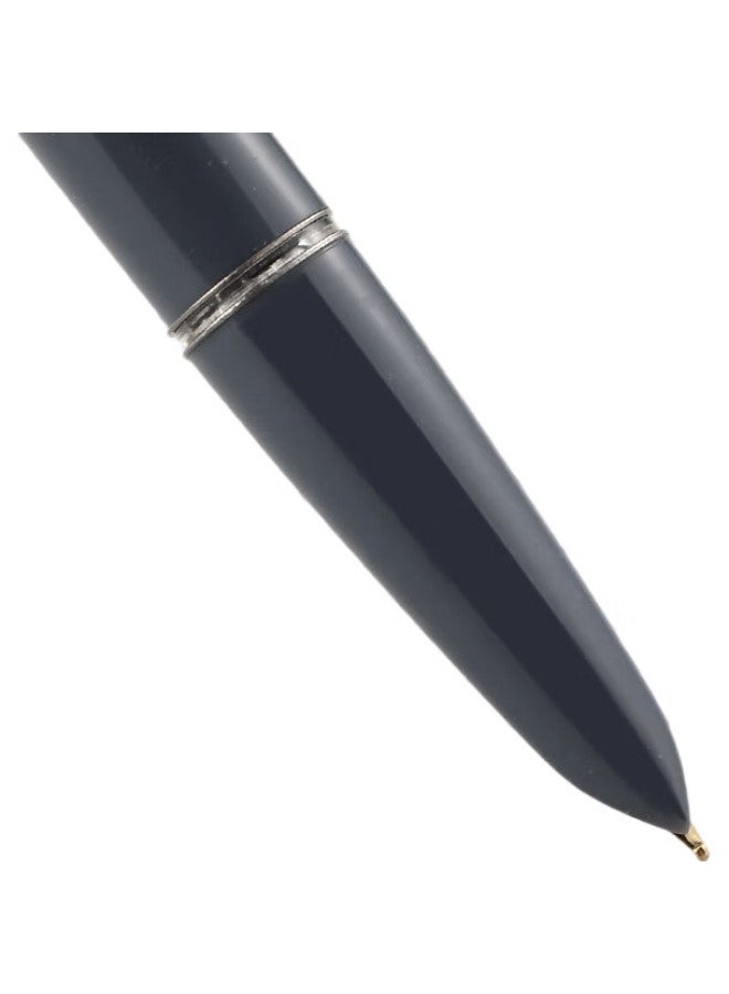 Hero [Back-To Gift] Fountain Pen 616 Small Size, Vintage Iridium Student Daily Writing Practice Pen, Dark Nib F, Morandi Deep Blue - Image 2