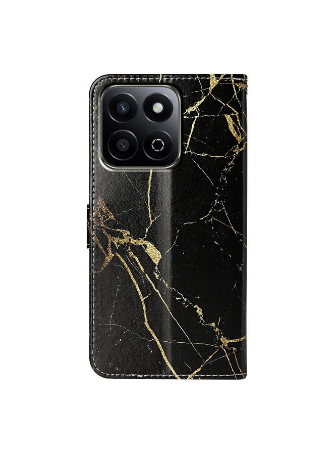 اس-توب جراب هاتف ذكي من الجلد بنمط رخامي ملون لهاتف Honor X7C 4G / 200 - Image 3