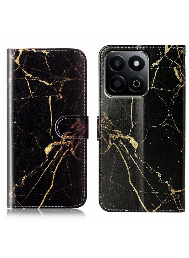 اس-توب جراب هاتف ذكي من الجلد بنمط رخامي ملون لهاتف Honor X7C 4G / 200 - Image 1