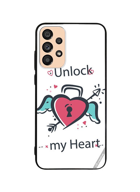 Protective Case Cover For Samsung Galaxy A53 5G Unlock My Heart Design Multicolour