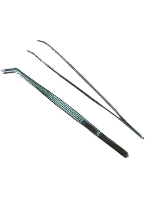 Cutex Deluxe 6 Bent Tweezers Set of 2 
