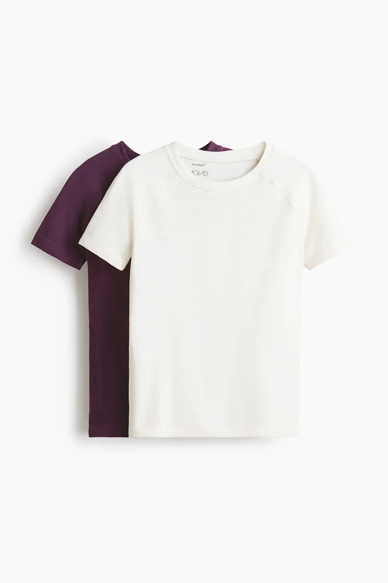 H&M 2-pack Seamless Sports tops with DryMove™