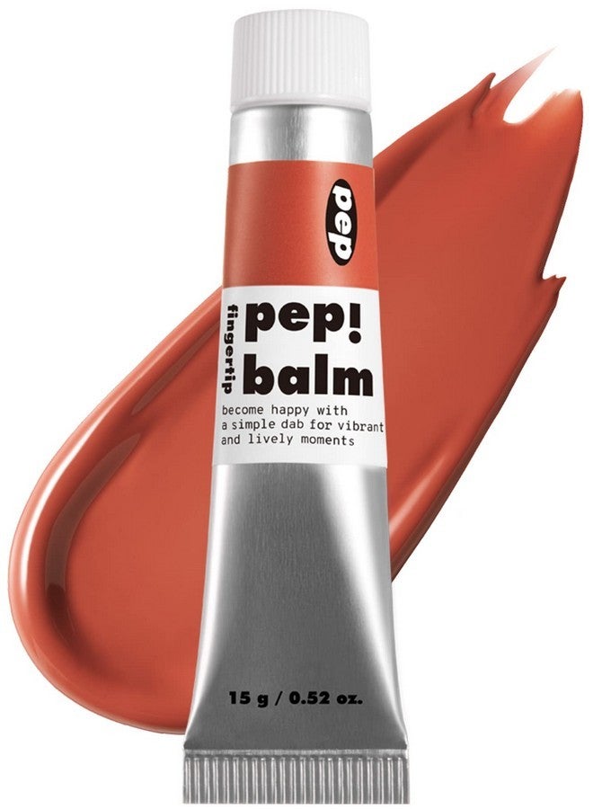 I'M MEME I'M MEME Lip and Cheek Tint - PepBalm 002 Oh-oh | Wtih Shea Butter, Gift, Liquid Blush, Travel-Friendly, Highly Pigmented, Non-Drying, Sheer Balm Gross Tint Contour, Blurring Gel Serum, 0.52 Oz  - Image 1
