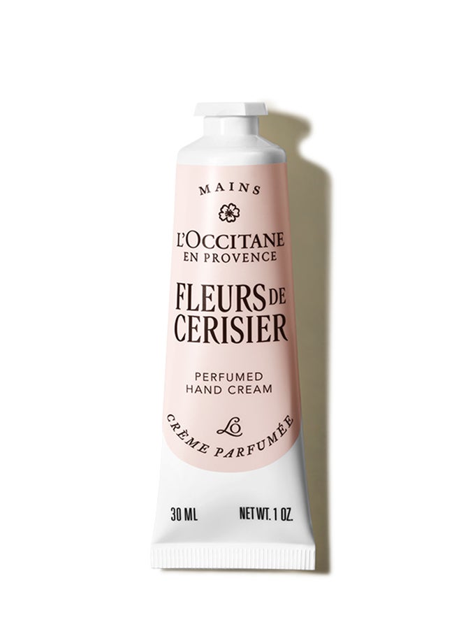 L'OCCITANE Cherry Blossom (Fleurs de Cerisier) Hand cream 30ml - Image 1