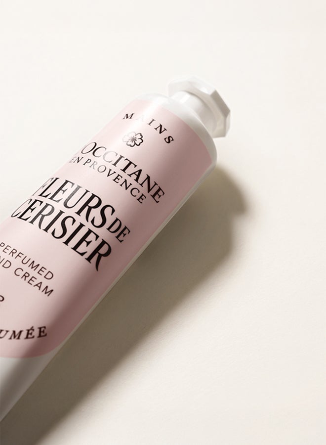 L'OCCITANE Cherry Blossom (Fleurs de Cerisier) Hand cream 30ml - Image 2