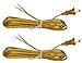 Creative Hobbies Transparent Gold Lamp Cord, 8 Foot Long, Replacement Lamp Cord Lamp Repair Part, 18/2 SPT-1 Wire, UL - Image 2
