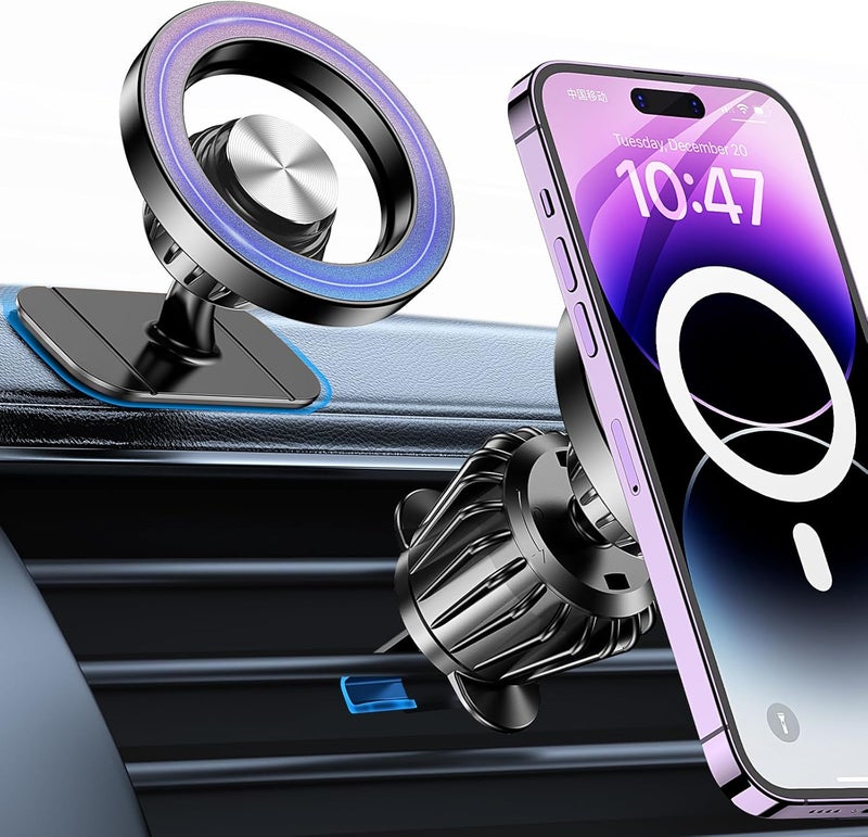 Kaistyle for Magsafe Car Mount【Strong Magnets】Magnetic Phone Holder for Car Phone Holder Mount Dash Mounted Holders Phone Holders for Your Car Accessories for Women Men for iPhone 17 Pro Max 16 15  14 - Image 2