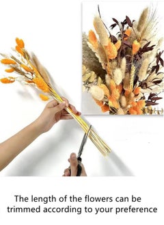 Kutis 100-Piece Natural Pampas Grass Decor,43cm Dried Flowers for Decoration,Artificial Flower Bouquet for Home Boho Table Decor Accessories  - Image 4