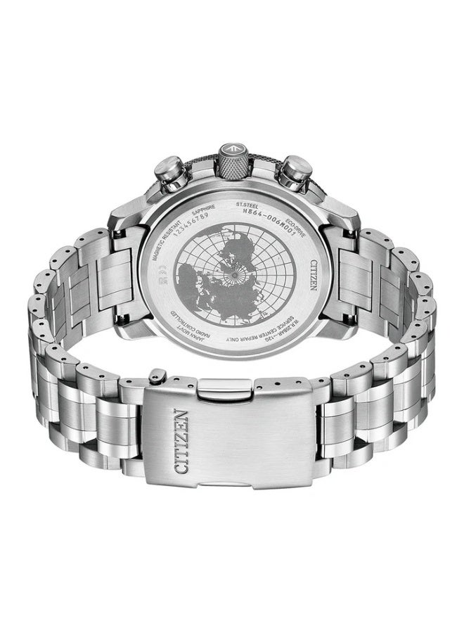 Citizen Promaster Sky Solar Men's Watch BY3006-53H, 46 mm Grey Dial, Stainless Steel Bracelet, Radio Controlled, 200m WR - Image 4