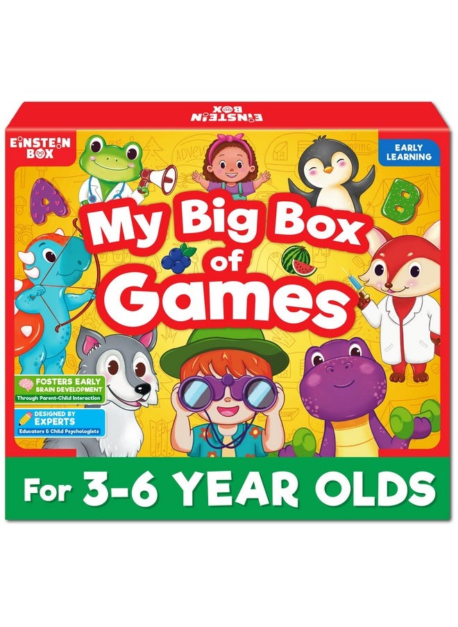 Einstein Box Einstein Box My Big Box of Games for Kids 3+ Years Old | Toys & Gifts for Boys & Girls Ages 3,4,5,6 Years | Kids Games | Birthday Gift for Kids Ages 2,3,4,5 Years | Educational Toys |  - Image 1