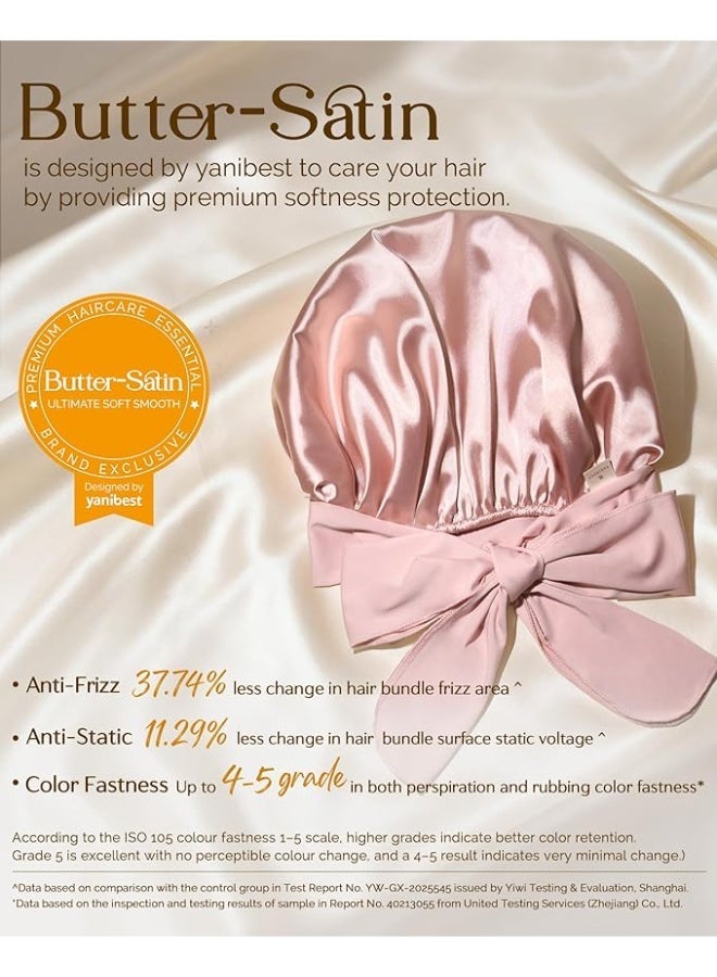ATRJSZ Adjustable Satin Bonnet for Sleeping Women Double Layer Hair Wrap Reduce Friction Prevent Frizz Natural Curly Hair - Image 2