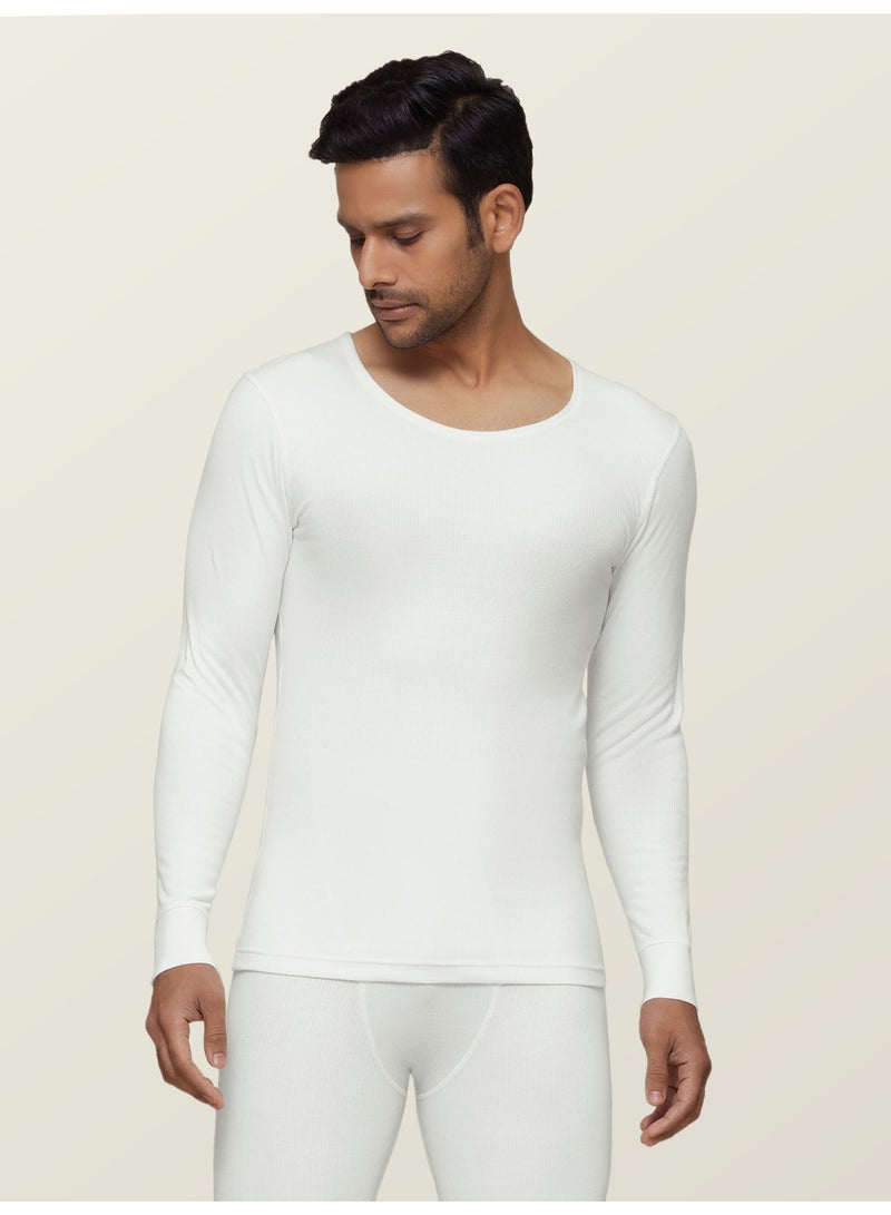 XYXX IntelliHeat Cotton Rich Long Sleeve Ultra Soft Thermal Top Underwear for Men (only Top) - Image 1