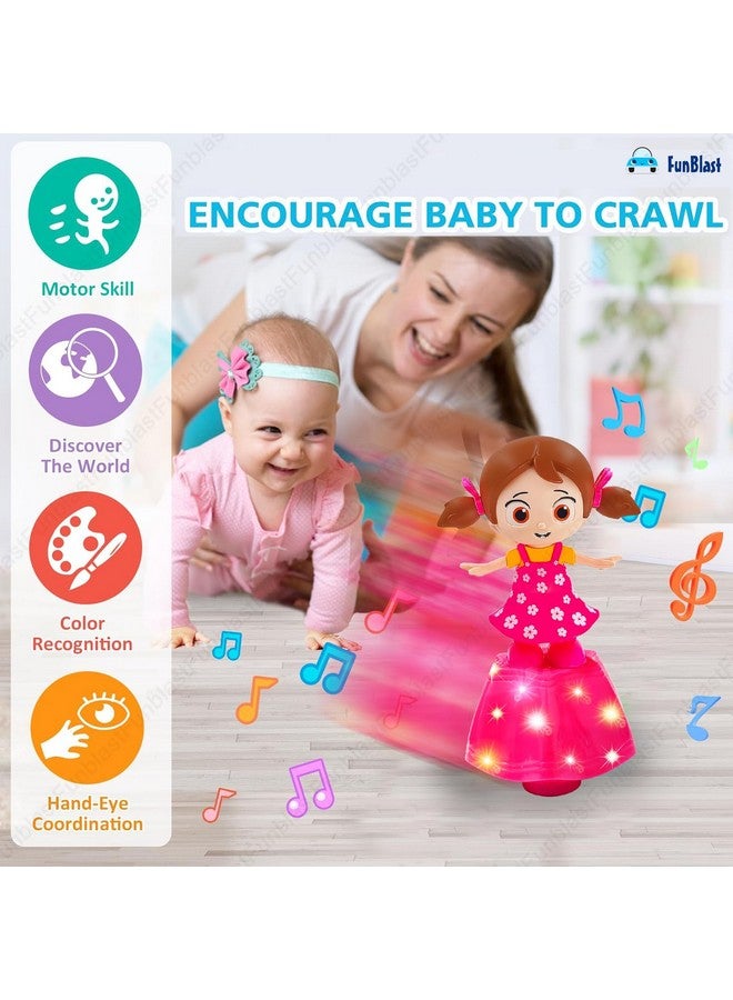 FunBlast Dancing Doll Toy for Kids - 360 Degree Rotation with Universal Wheel, Musical Doll Toy for Kids with 3D Flashing Lights for 3+ Year Old Kids, Boys, Girls (Multicolor) - Image 4