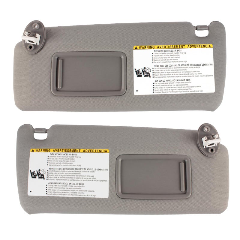 PEVAST LeftRight Side Sun Visor Replacement for 4RUNNER Toyota 2010 2011 2012 2013 2014 2015 2016 2017 2018 2019 2020 2021 2022 2023 Sunvisor Replaces 7432035A91B17431035B01B1Gray - Image 2