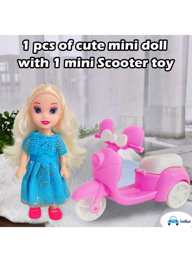 FunBlast Dolls for Girls - Doll with Scooter Toy for Girls, Realistic Doll Toy for Kids, Dolls for 3+ Years Girls, Toys for Girls (Random Color) - Image 5